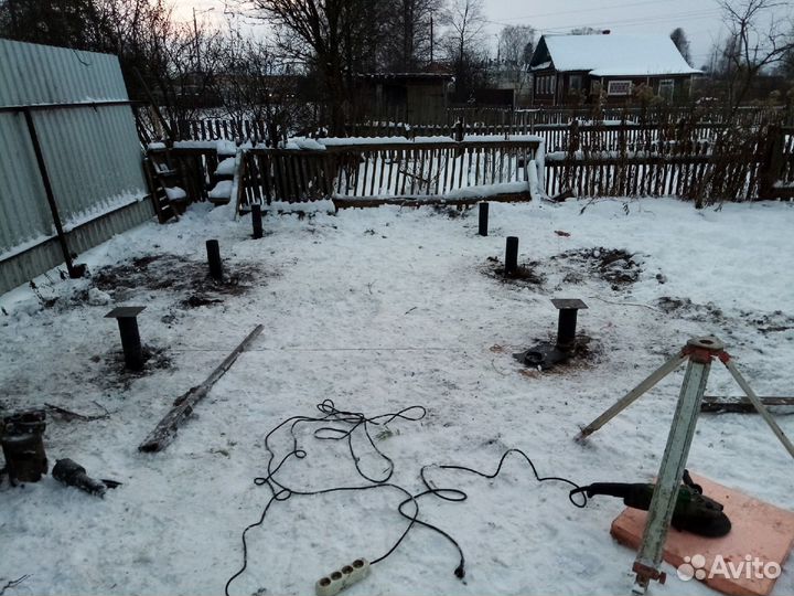 Винтовые сваи под ключ Фундамент на винтовых сваях