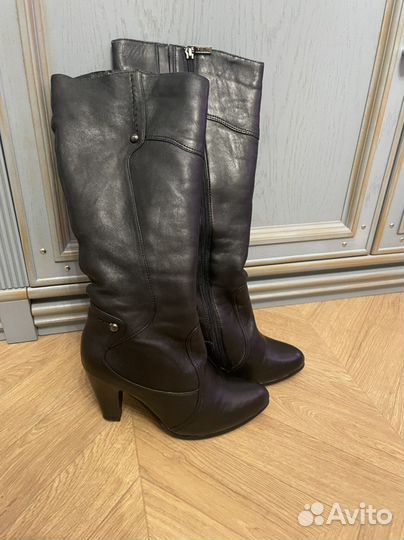 Сапоги зимние натуральная кожа и мех