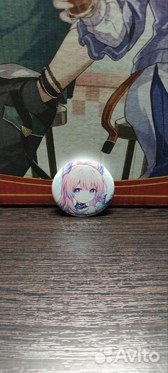 Аниме подарок - игра Геншин импакт значки