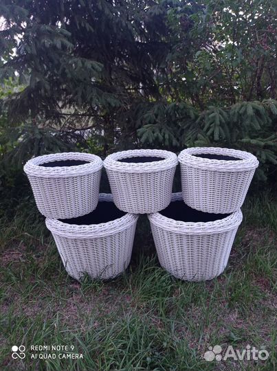 Кашпо из ротанга 40л., 20л