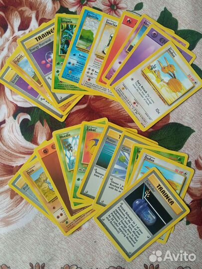Винтажные оригинальные карты Pokemon 1999 года
