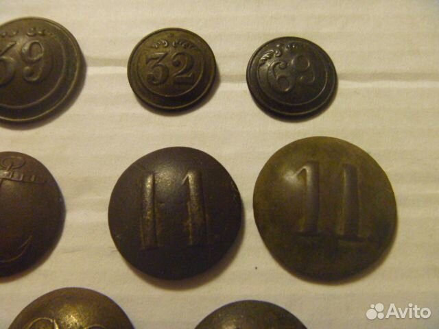 Старинные пуговицы