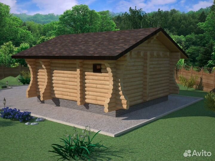 Баня из сруба