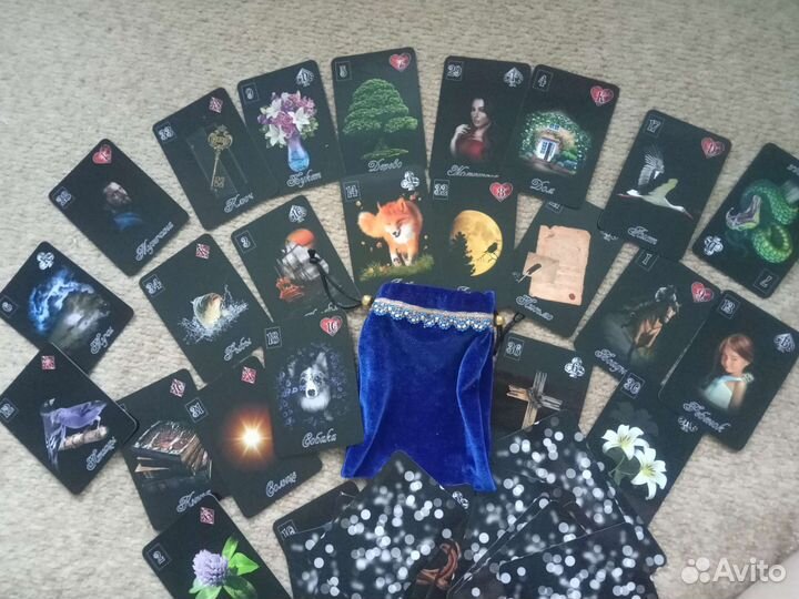 Карты Ленорман черные