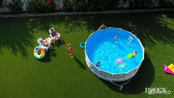 Каркасный бассейн intex 366х122см New