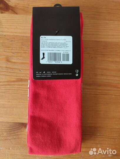 Гетры футбольные nike красные