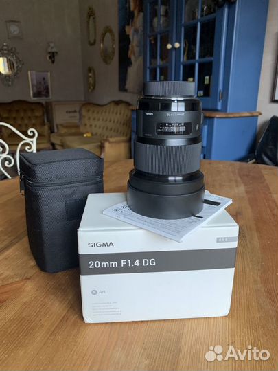 Объектив Sigma 20mm f/1.4 DG HSM Art Nikon F