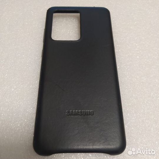 Чехол-накладка Leather Cover S20 Ultra
