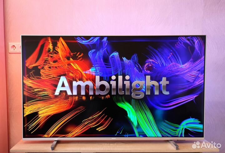 Большой 4K Philips Ambilght SMART Wi-Fi 127см