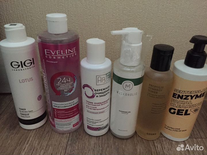 Тоник для лица энзимный гель мицелярная вода