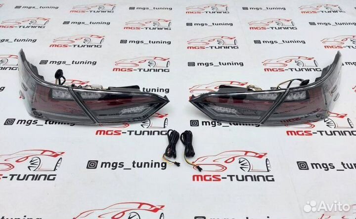 Задние фонари на Toyota Camry V70 в стиле Lexus