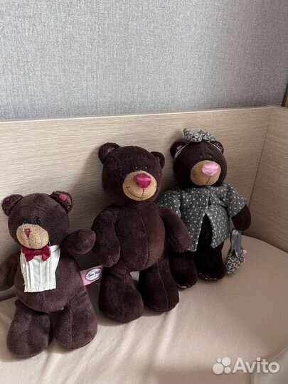 Плюшевые «шоколадные» мишки