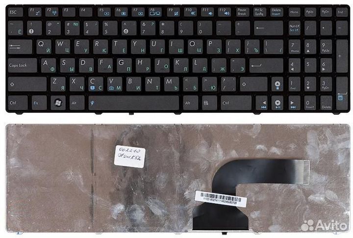Клавиатура для ноутбука Asus K52 K53 G73 A52 G60 ч