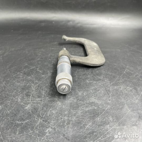 Микрометр измерительный прибор металлический ретро