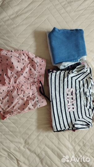 Вещи пакетом на девочку 122 128
