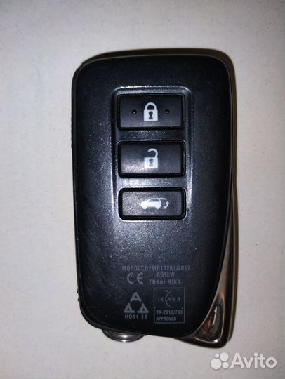 Смарт ключ зажигания Lexus Оригинал