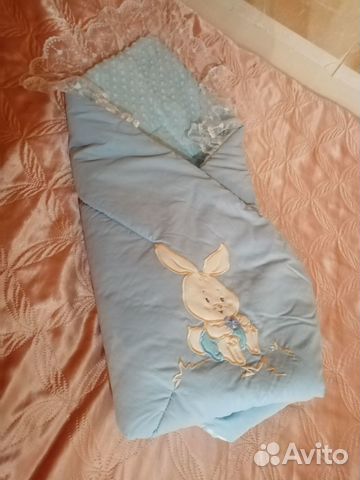 Конверт-одеяло на выписку и прогулку зимний