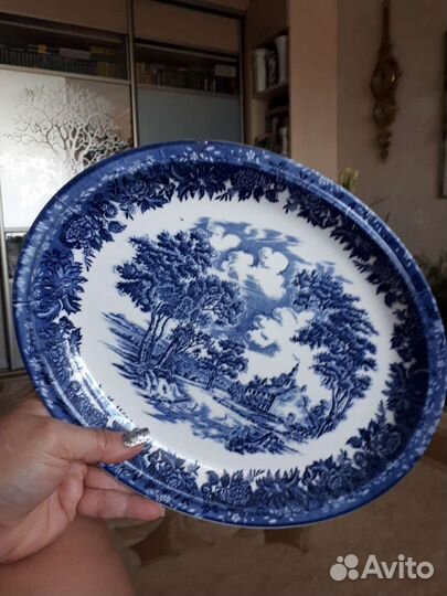 Блюдо большое, Англия, винтаж