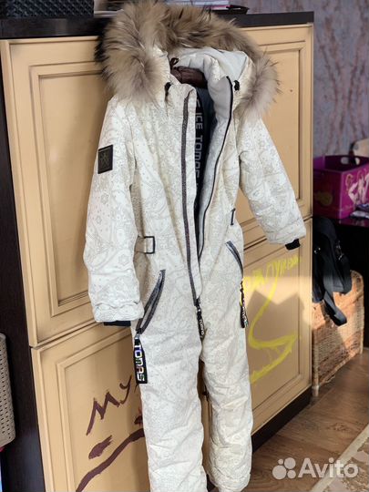 Зимний комбинезон для девочки 122
