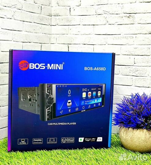 Магнитола 2+32 Gb BOS-mini BOS-A658D carplay+DSP