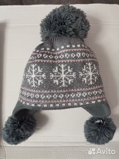 Шапки теплые для девочки 8-13 лет