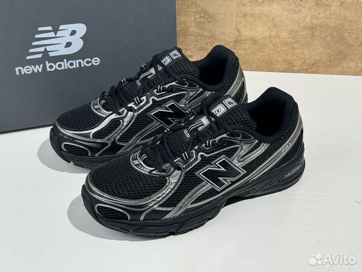 New Balance 740 Black Silver Metallic
