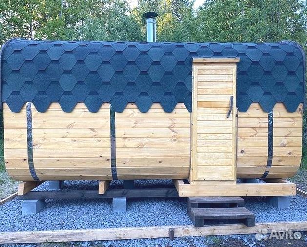 Баня бочка квадро с гарантией