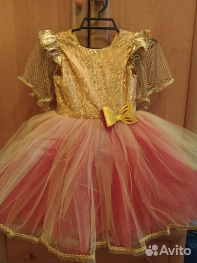 Костюм новогодний золотая рыбка