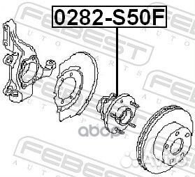 Ступица передняя nissan fuga Y50 2004-2009