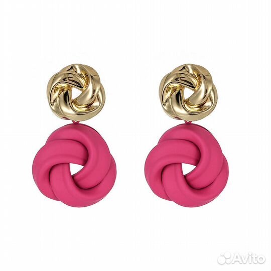 Серьги крупные праздничные