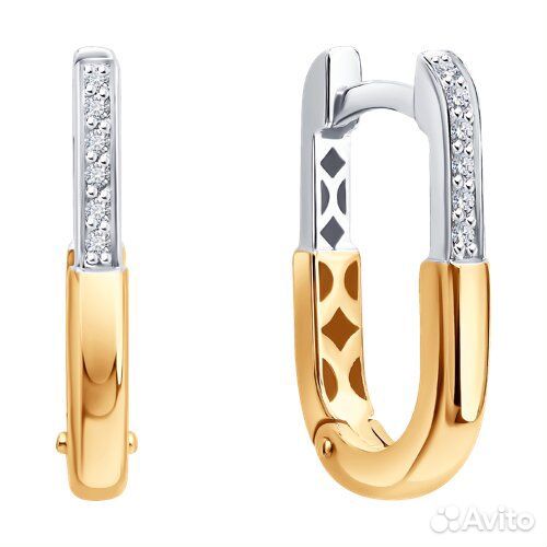Серьги sokolov из золота, 1022441