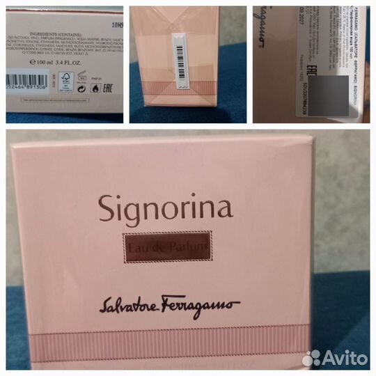 Парфюмерная вода salvatore ferragamo Signorina