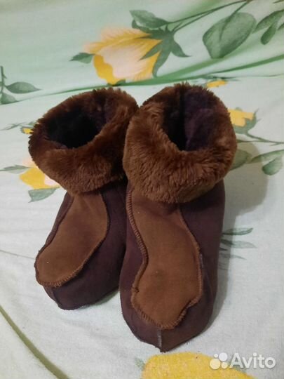 Пинетки зимние, шубинки, меховые носки (угги) чуни