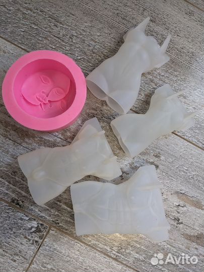 Материал для свечеварения, воск, молды