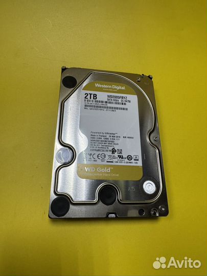 Western Digital 2TB Gold wd2005fbyz 3.5''