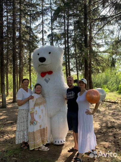 Белый мишка поздравление