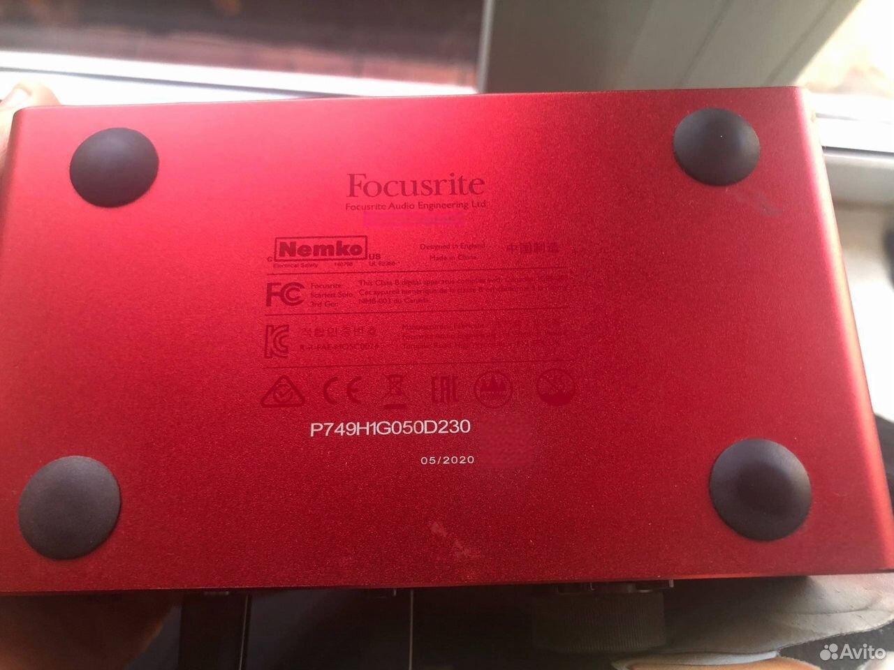 Focusrite scarlett solo 3rd gen комплект купить в Москве по низкой цене ...
