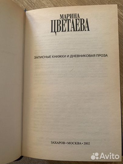 Марина цветаева. Записные книжки