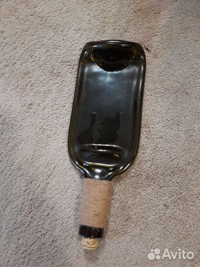 Тарелка бутылка плоская сервировочная