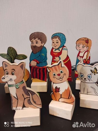 Деревянная сказка Репка