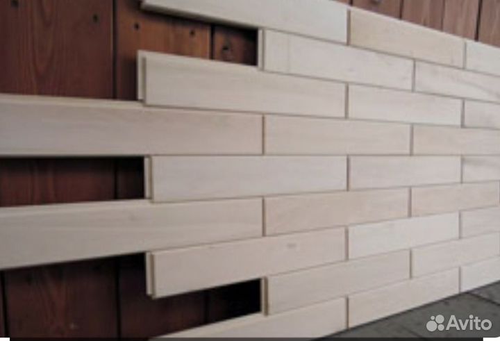 Стеновой паркет (липа) 15х88х1500 mm 