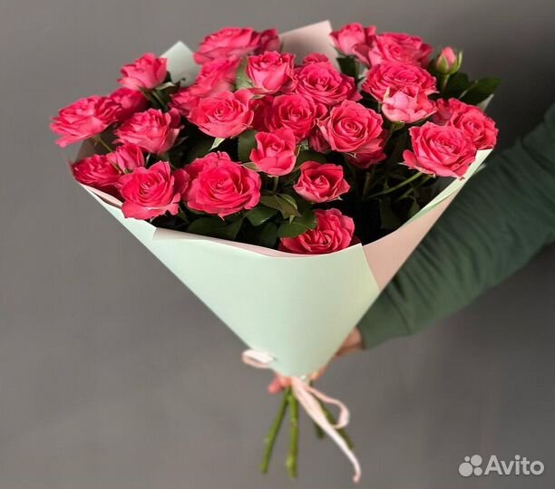 Розы кустовые букет Доставка Самовывоз