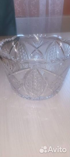 Салатник хрусталь СССР