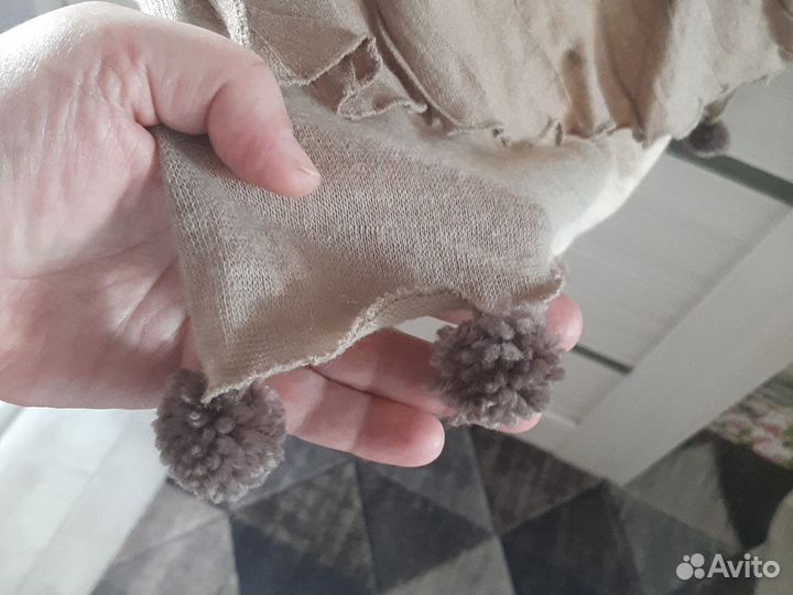 Шарф женский длинный лён