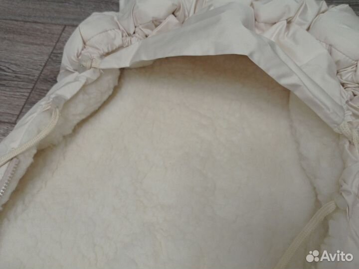 Конверт зимний на натуральной овчине