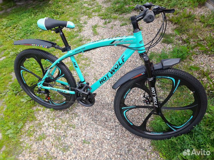 Горный велосипед на литых дисках новый
