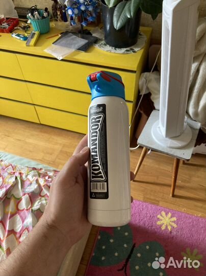 Термос с поильником Hockey Командор