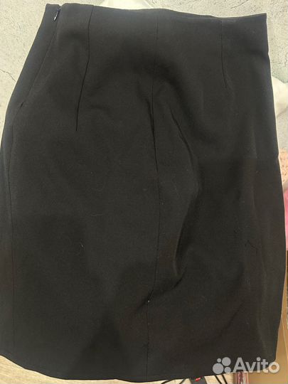 Юбка женская с разрезом