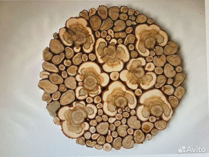 Панно из можжевельника для Бани Сауны