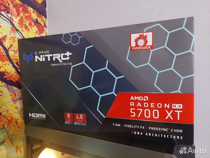 Видеокарта RX 5700 XT sapphire nitro+